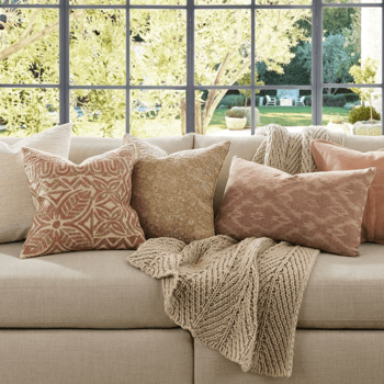 Chevron Knitted Chunky Throw