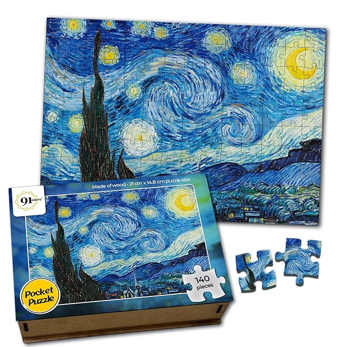 Starry Night Wooden Puzzle